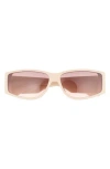 Quay Not My Fault 41mm Rectangular Sunglasses
