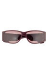 Quay Not My Fault 41mm Rectangular Sunglasses