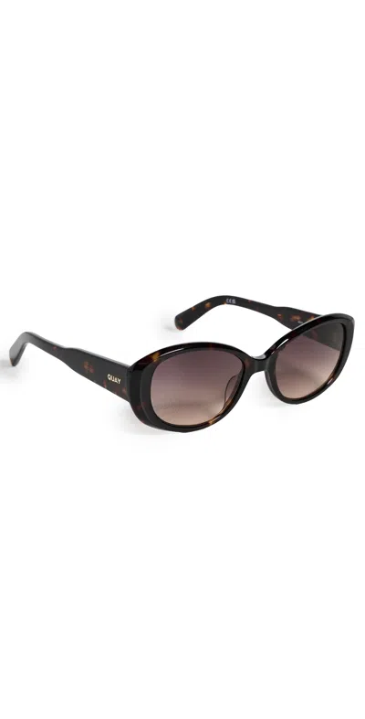 Quay On Brand Sunglasses Dark Tort/dark Fawn