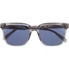 Quay Recap 46mm Small Square Sunglasses In Multi