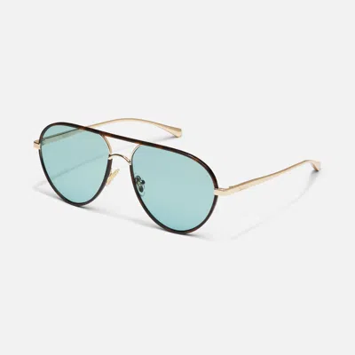 Quay Say Less 59mm Aviator Sunglasses In Neutral