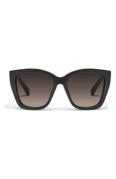 Quay See Ya 56mm Gradient Square Sunglasses In Brown