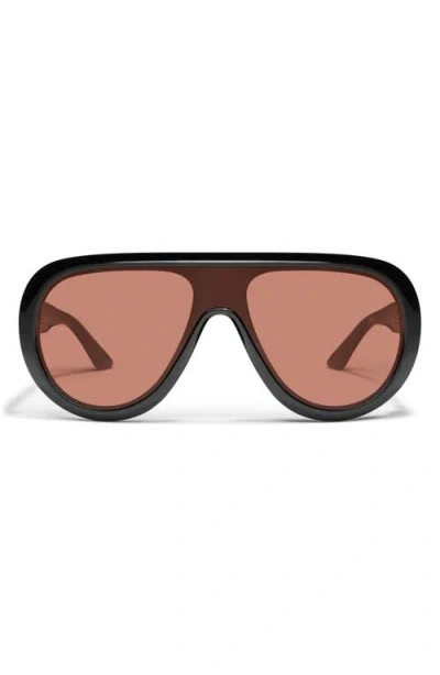 Quay Set List 54mm Aviator Sunglasses In Orange
