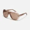 Quay Set List In Espresso,dark Brown Camel