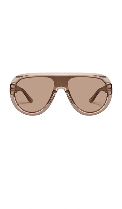 Quay Set List Sunglasses In Brown