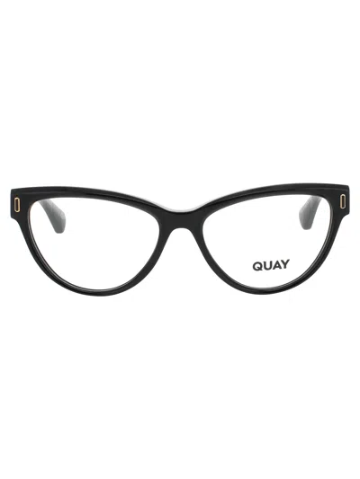 Quay So Shy Rx Eyeglasses In Blk - Black - Demo