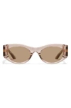 Quay So What 53mm Round Sunglasses