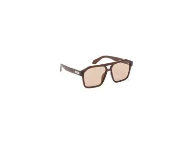 Quay Soundcheck Fashion Sunglasses Dark Brown: 48mm, Polycarbonate