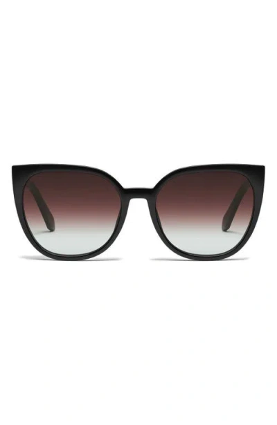 Quay Staycation 57mm Gradient Cat Eye Sunglasses In Multi