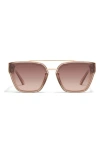 Quay Sweet Talker 65mm Square Sunglasses In Doe/brown Fawn