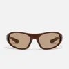 Quay Techno In Black,black Polarized