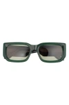 Quay Tell Me More 54mm Square Sunglasses