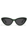 Quay Tempted 67mm Cat Eye Sunglasses