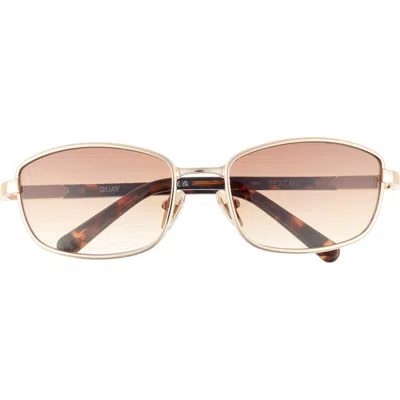 Quay Text Me 58mm Gradient Square Sunglasses