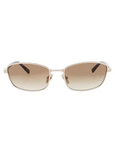 Quay Text Me Sunglasses In Gld/sep - Gold / Tortoise - Sepia Gradient