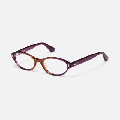 Quay Thought So Rx In Brown Plum,rx