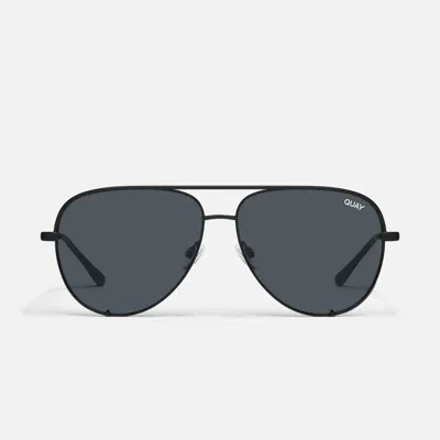 Quay Unisex High Key Sunglasses In Black/smoke In Multi