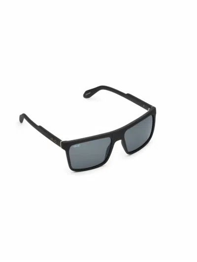 Quay Unisex - Let It Run Sunglasses In Black Clear/smoke In White