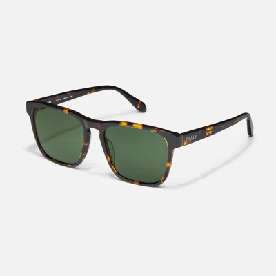 Quay Unplugged In Tortoise Yellow,green Polarized