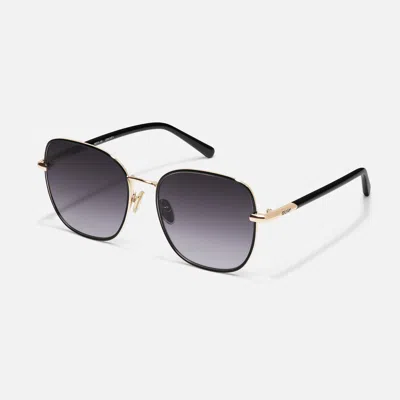 Quay Uptown In Brushed Gold,maple Honey