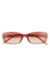 Quay Vibe Check 62mm Small Square Sunglasses
