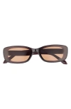 Quay Vibe Check 62mm Small Square Sunglasses In Black