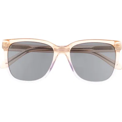 Quay Wired 56mm Square Sunglasses In Gray