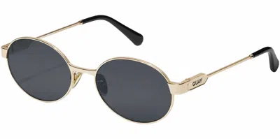 Quay Women's Anyways Sunglasses In Gold/smoke In Multi