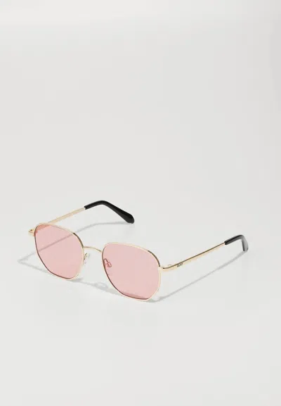 Quay Women's Big Time Sunglasses In Gold/peony In Multi