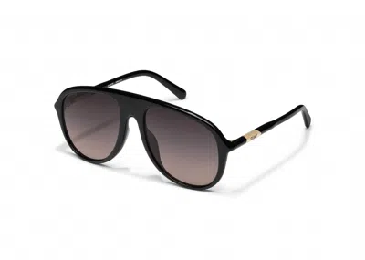 Quay Women's Chart Topper Sunglasses In Black/smoke In Multi