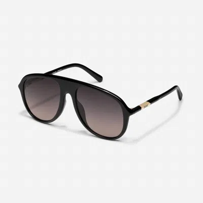 Quay Women's Chart Topper Sunglasses In Black/smoke Taupe