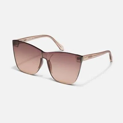 Quay Women's Come Thru Medium Sunglasses In Doe/brown Fawn In Multi