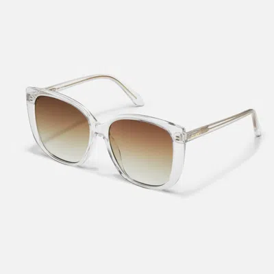 Quay Women's Ever After Sunglasses In Clear In White