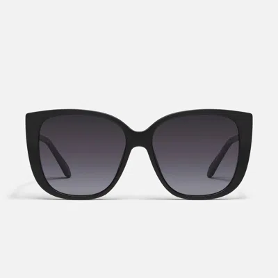 Quay Women's Ever After Sunglasses In Matte Black/smoke In Multi