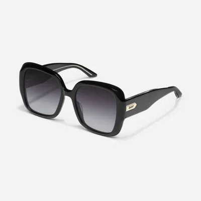 Quay Women's Full Glam Sunglasses In Black/smoke In Multi