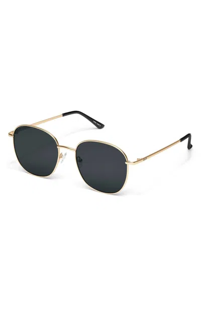 Quay Women's Jezebel 56mm Round Sunglasses In Gold