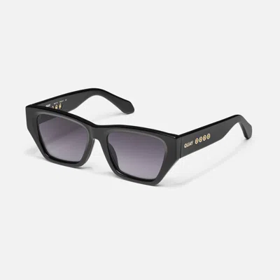 Quay No Apologies 55mm Gradient Square Sunglasses In Black