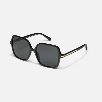 Quay Women's Press Tour Sunglasses In Black/smoke In Multi