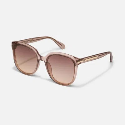 Quay Women's Rent Free Sunglasses In Doe/brown