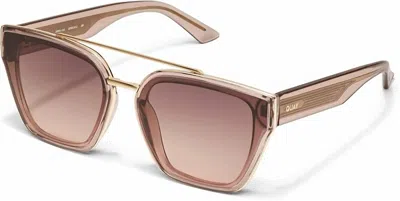 Quay Women's Sweet Talker Sunglasses In Doe/brown Fawn In Beige