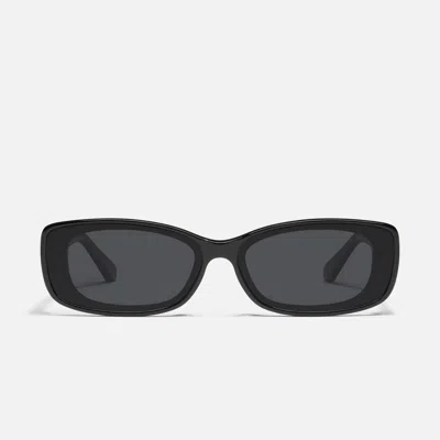 Quay Women's Vibe Check Sunglasses In Black/black Polarized