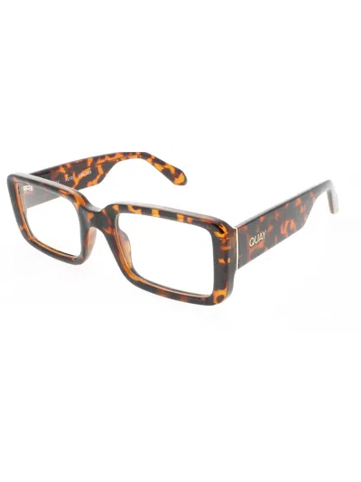 Quay Yada Yada Bevel Rx Eyeglasses In Tort/clrrx - Tortoise - Clear