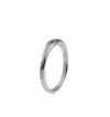 Qudo Basic Ring Fine In Silver In Silver