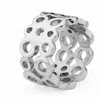 Qudo Women's Basic Ancona Ring In Silver In Pattern