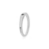 Qudo Women's Basic Fine Ring In Silver In Metallic