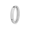 Qudo Women's Basic Small Ring In Silver In Gray