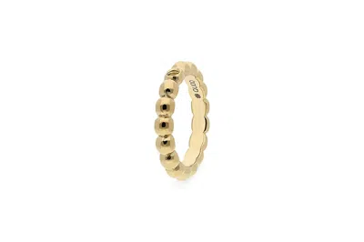 Qudo Women's Basic Veroli Ring In Gold