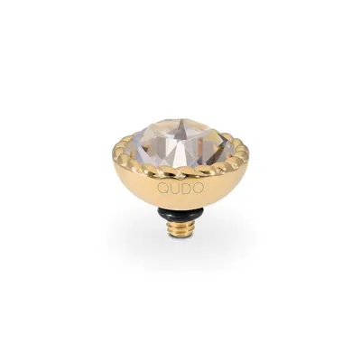 Qudo Women's Bocconi Interchangeable Topper In Silk In Gold