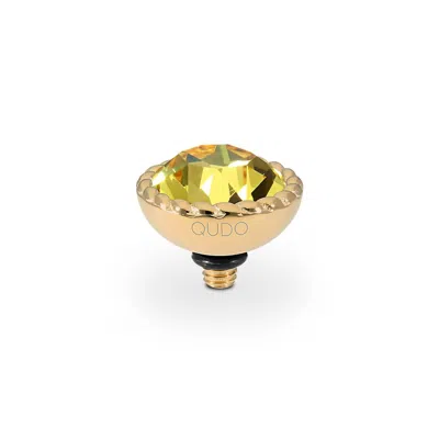 Qudo Women's Bocconi Toppers In Light Topaz In Gold