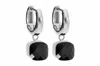 Qudo Women's Firenze Earrings In Jet In Black